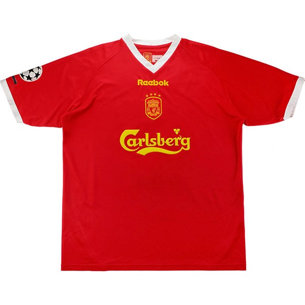 Tailandia Camiseta Liverpool 1ª Retro 2001 2003 Rojo